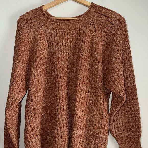 Time and Tru Women's Textured Hi-Lo Sweater, Midweight - Picture 2 of 8